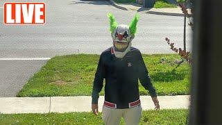 Why is this Clown outside our house livestream [upl. by Lyndon]