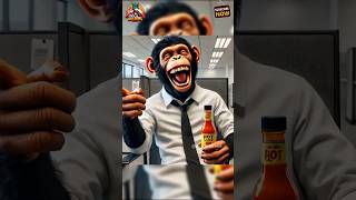 🐵 Chimps Hilarious Office Food Pranks Go WRONG 🔥  cat prank [upl. by Aliehc]