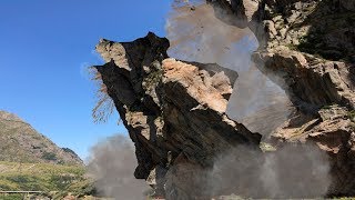 Caught on tape Collapse and collapse of rocks [upl. by Tammie]