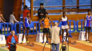 60m – Finale A – JUM – Championnat Régionaux Indoor 15012017 – INSEP [upl. by Pritchett]