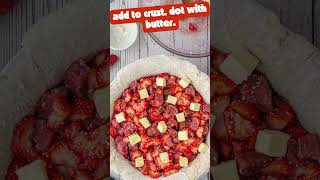 Sweet Meets Tart Ultimate Strawberry Rhubarb Pie Recipe Dessert Restless Chipotle strawberries [upl. by Pieter]