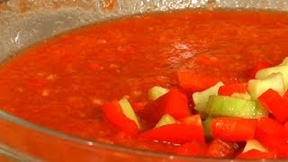 Easy Gazpacho Soup Recipe  Soup Recipes [upl. by Hun458]