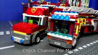 Building LEGO City Fire Sets 2023 [upl. by Nemzaj644]