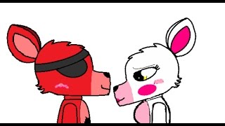 Foxy x Mangle Kiss Animation [upl. by Carnahan587]