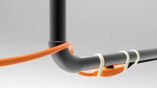 Pipe Heating Cable Installation  Protect Pipe from Freezing in Winter [upl. by Siduhey]