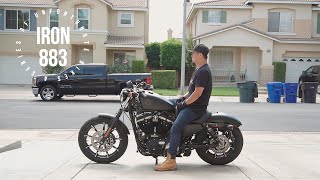 Why I Bought A Harley Davidson Motorcycle 2021 Iron 883 [upl. by Aveline]