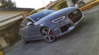 Detailed owners Review of the 2018 Audi RS3 Sedan [upl. by Hartnett]