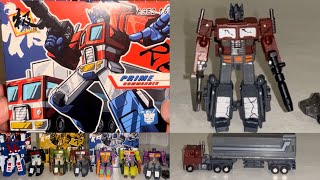 NEW Dr Wu prime commander spark fade version review Transformers generation one Optimus prime figure [upl. by Ninahs]