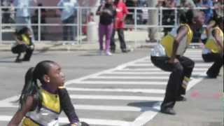 Golden Knights Drill Team  The Bud Billiken Parade 2012  Shot By KingRtb [upl. by Berny]