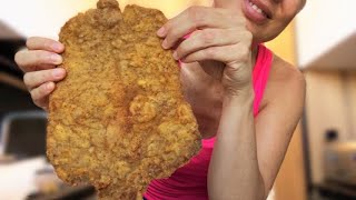 La cotoletta più buona al mondo asmr food 946 [upl. by Ennaitsirhc]