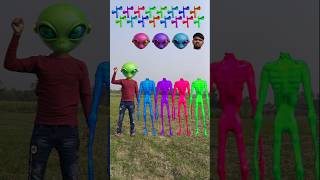 purple green red amp blue sirenman dancing and deepu Sakha  Correct headmatching Magical video fun [upl. by Lanaj607]