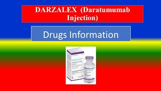 DARZALEX  Daratumumab Injection  Generic Brand Names  Precautions  to use Side Effects [upl. by Milena]