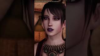 Morrigan and Leliana fight for the Grey Warden 💗 Part 1 dao dragonageorigins [upl. by Tekcirk756]