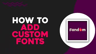 How To Add Custom Fonts on Fandom Easiest Way​​​​​​​ [upl. by Aniteb]