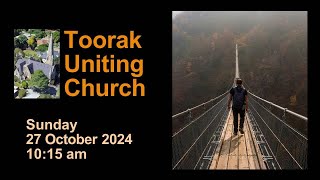 Toorak Uniting Church  Worship Service  27 October 2024 [upl. by Laughton]