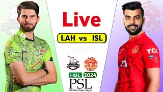 🔴 Islamabad United vs Lahore Qalandars Live Match Scorecard  PSL 9 2024 live  Live Stream [upl. by Dorran]