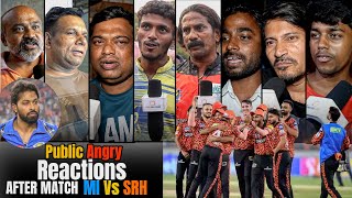 Public Angry Reactions to MIs Loss Against SRH Match [upl. by Assirehc]