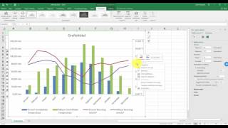 Oefenbundel Excel  Grafieken  Oefening 4 [upl. by Ursola]