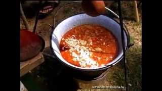 Békésszentandrási borjú gulyás levesHungarian veal goulash [upl. by Collette]