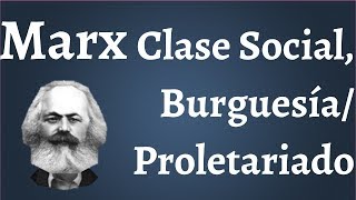 Marx Clases Sociales Burguesía y Proletariado [upl. by Alegnaoj]