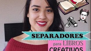 Separadores para LIBROS creativos y a tu ESTILO 5 Ideas  Mel Tips [upl. by Viva]