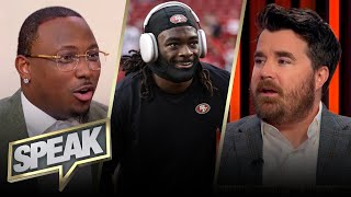 49ers still NFC favorites if they trade Brandon Aiyuk  NFL  SPEAK [upl. by Wolfson]