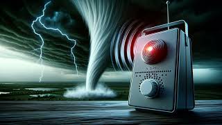 Tornado Alarm Sound Effect  1 HOUR  Loud Siren [upl. by Goodard450]