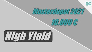 Top 10 Aktiendepot Hochdividendenaktien High Yield Dividendenwerte  10000 € Musterdepot für 2021 [upl. by Helgeson]