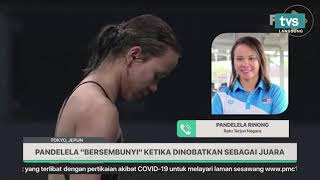 Pandelela Rinong Merangkul Pingat Emas di Piala Dunia FINA 2021 [upl. by Enilesor]