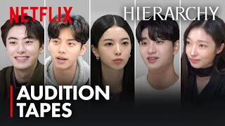 Cast audition tapes for Hierarchy  Netflix ENG SUB [upl. by Hras]