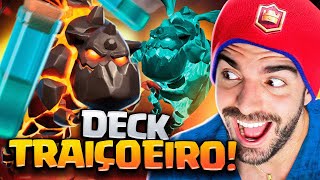 QUEBRADO ESSE DECK DE LAVA CLONE CONTINUA QUEBRADO NO CLASH ROYALE [upl. by Adnaral]