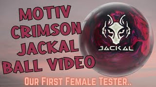 Motiv Crimson Jackal  Bowling Ball Video  2 Testers [upl. by Lothair]