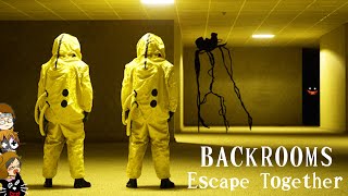 【4人実況】「何もない部屋を歩くだけ」の不気味なゲーム『 Backrooms Escape Together 』 [upl. by Ilonka]