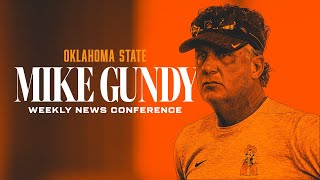 Mike Gundy News Conference 102824 [upl. by Ueihttam]