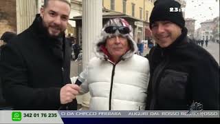 Telestense  Interviste in Piazza Castello a Ferrara  CAPODANNO 2024 [upl. by Yecats753]