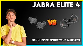 Jabra Elite 4 vs Sennheiser Sport True Wireless Comparison [upl. by Elsey]