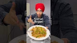 Aj first time packet wali Biryani banai 😱  street food Paramaedy shorts shortsfeed [upl. by Mead482]