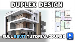 Autodesk Revit Architecture 2024 Full Beginners Tutorial Course [upl. by Adarbil]