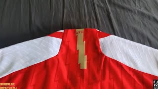 UNBOX ARSENAL 2324 HOME AUTHENTIC JERSEY [upl. by Ginni]