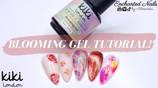 New Launch 🎉 BLOOMING GEL Nail Tutorial using Kiki London [upl. by Kela404]