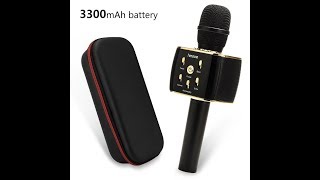 Hmovie 3300mAh 12W HiFi Bluetooth Speaker amp Karaoke Microphone [upl. by Meakem]