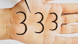 Very Easy Simple Arabic Mehndi Design Trick For Beginners3 Number Mehandi DesignNew Mehendi design [upl. by Isyad]