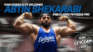 Team EVOGEN ELITE Welcomes IFBB Classic Physique pro Abtin Shekarabi [upl. by Luanne]