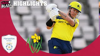 DArcy Short Stars With 69 off 30  Hampshire v Glamorgan  Match Highlights  Vitality Blast 2021 [upl. by Bogoch]