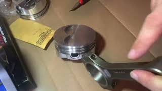 Fool proof installing pistons on rods of a Small Block Chevy [upl. by Ynamreg]