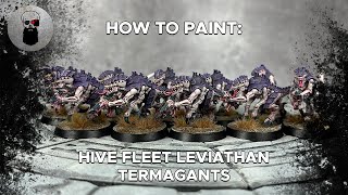 Contrast How to Paint Hive Fleet Leviathan Termagants [upl. by Harbard]