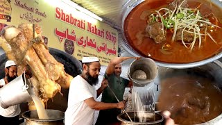 WORLDS BEST HAJI SHABRATI NIHARI RECIPE  COMPLETE MAKING  KING OF NAHARI DELHI  6 INDIAN NAHARI [upl. by Ailama]