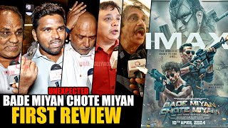 Bade Miyan Chote Miyan  FIRST REVIEW  Unexpected Reaction  Akshay Kumar Tiger Shroff [upl. by Melbourne]