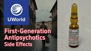 FirstGeneration Antipsychotics Side Effects  UWorld Psychiatry USMLE Step 1 [upl. by Pasadis]