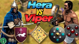 Armenians vs Dravidians  1v1 Arabia  vs Viper  AoE2 [upl. by Donata]